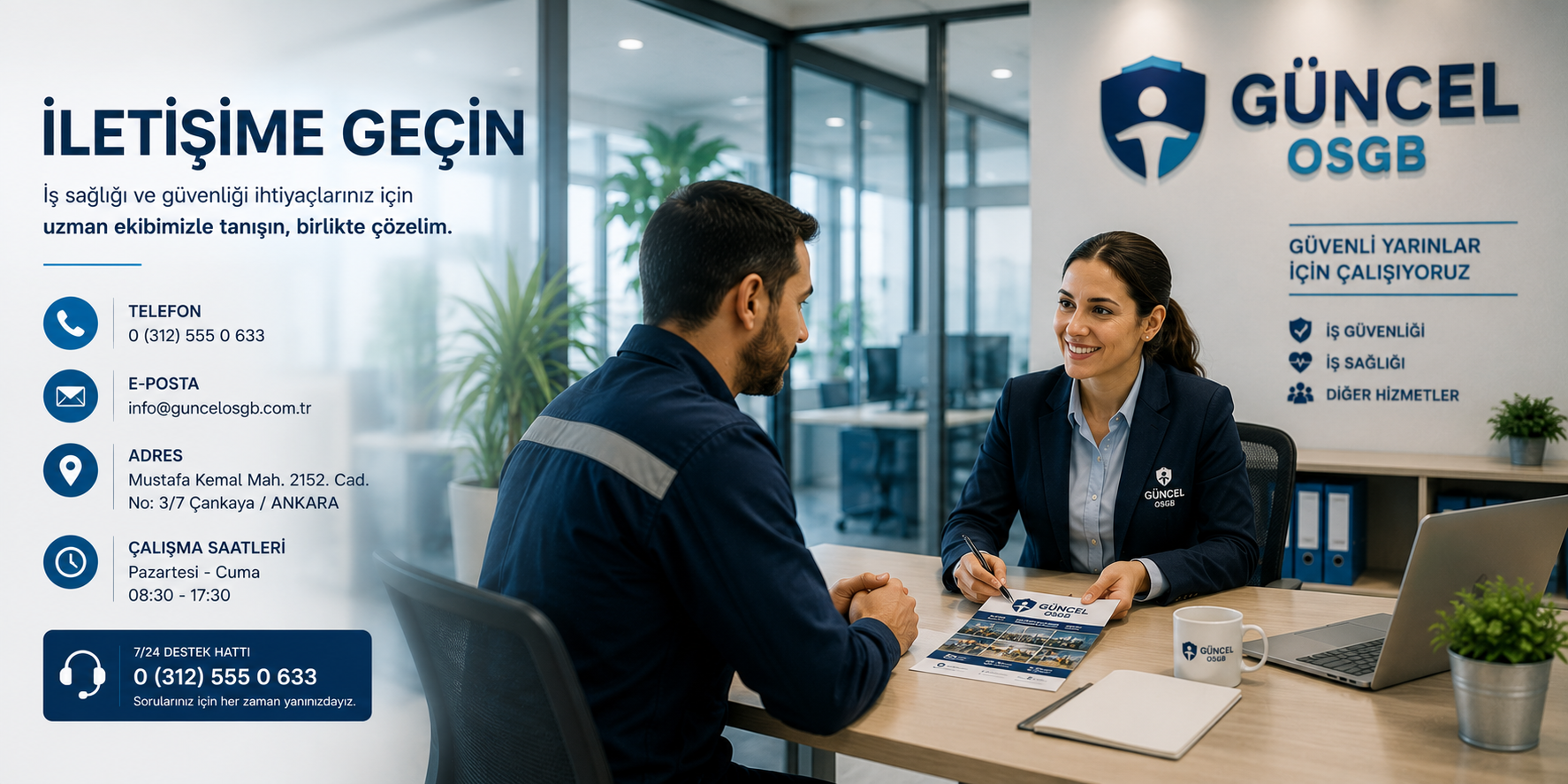 Güncel OSGB ofis / iletişim